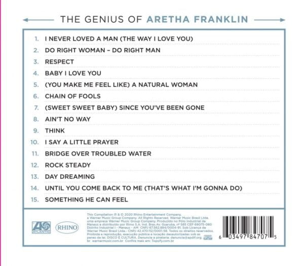 CD Aretha Franklin - The Genius Of Aretha Franklin - Image 2