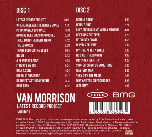 CD Van Morrison - Latest Record Project Volume I - Image 2