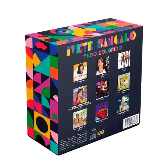 Box Ivete Sangalo - Tudo Colorido - 9 CDs