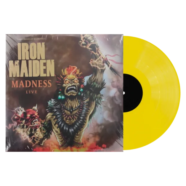 Vinil Iron Maiden - Madness Live - Vinil Amarelo