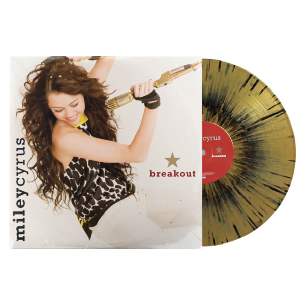 Vinil Miley Cyrus - Breakout (Gold & Black Splatter)