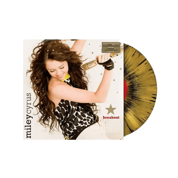 Vinil Miley Cyrus - Breakout (Gold & Black Splatter)