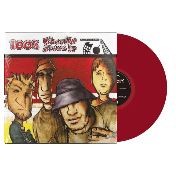 Vinil Charlie Brown Jr - 100% Charlie Brown Jr - Abalando A Sua Fábrica - LP Vermelho