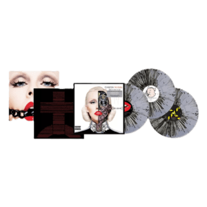 Vinil Christina Aguilera - Bionic (Black and Grey Splattered Clear)