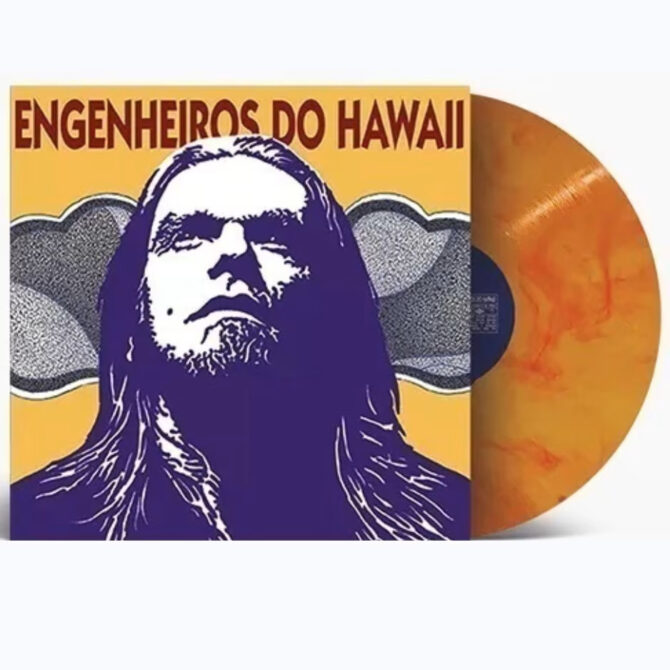 Vinil Engenheiros Do Hawaii - Surfando Karmas & DNA (Orange Transparent Marbled)